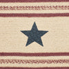 Potomac Jute Runner Stencil Stars 13x72 - The Village Country Store 