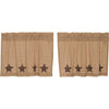 Bingham Star Tier Applique Star Set of 2 L24xW36 - The Village Country Store 