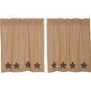 Bingham Star Tier Applique Star Set of 2 L36xW36 - The Village Country Store 