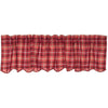 Braxton Scalloped Valance 16x60 - The Village Country Store
