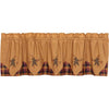 Heritage Farms Primitive Star and Pip Valance Layered 20x72 - The Village Country Store 