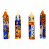 Hand-Painted 4" Dinner or Shabbat Candles, Set of 4  (Durra Design) - The Village Country Store 