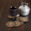 Espresso Jute Coaster Set of 6 - The Village Country Store 