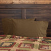 Tea Cabin Green Plaid Standard Pillow Case Set of 2 21x30 - The Village Country Store