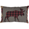 Cumberland Moose Applique Pillow 14x22 - The Village Country Store