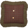 Tea Cabin Fabric Ruffled Pillow 16x16 - The Village Country Store 