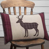 Wyatt Deer Applique Pillow 14x22 - The Village Country Store 