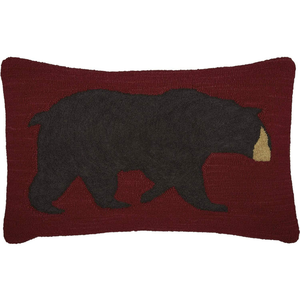 Oak & Asher Pillow Wyatt Bear Hooked Pillow 14x22