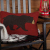 Wyatt Bear Hooked Pillow 14x22 - The Village Country Store 