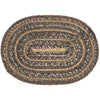 Espresso Jute Oval Placemat 10x15 - The Village Country Store 