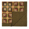Tea Cabin Twin Quilt 70Wx90L - The Village Country Store 