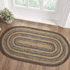 Espresso Jute Rug Oval w/ Pad 27x48 - The Village Country Store 