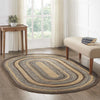 Espresso Jute Rug Oval w/ Pad 60x96 - The Village Country Store 
