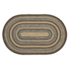 Espresso Jute Rug Oval w/ Pad 60x96 - The Village Country Store 