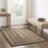 Espresso Jute Rug Rect w/ Pad 48x72 - The Village Country Store 