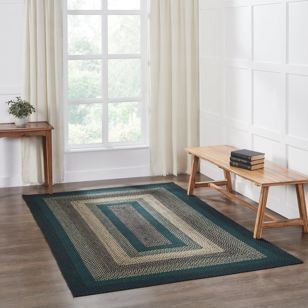 Pine Grove Jute Rug Rect w/ Pad 60x96 - The Village Country Store