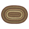 Tea Cabin Jute Rug Oval w/ Pad 24x36 - The Village Country Store 