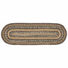 Espresso Jute Stair Tread Oval Latex 8.5x27 - The Village Country Store 