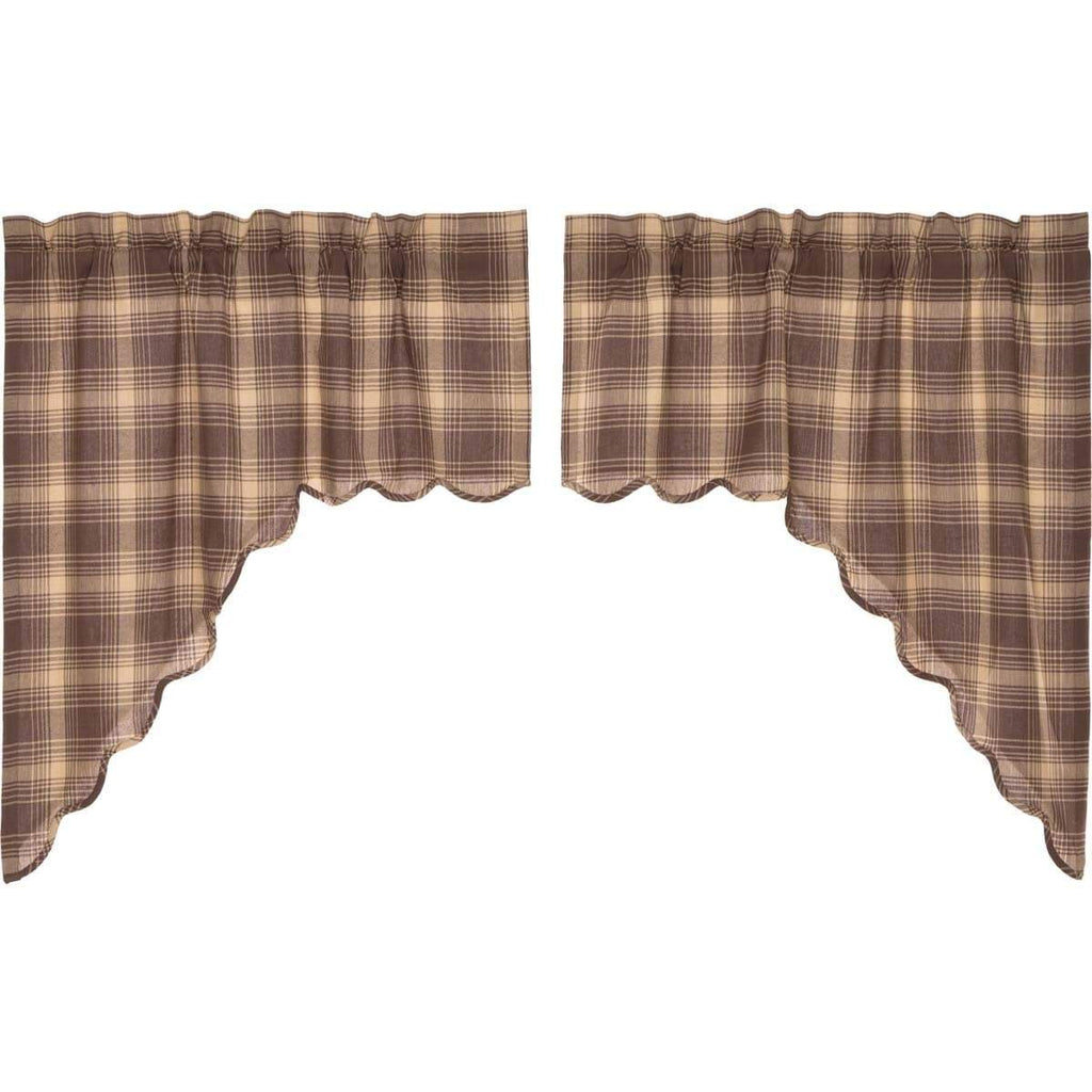 Dawson Star Scalloped Swag Set of 2 36x36x16 - The Village Country Store