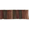 Beckham Patchwork Valance 16x72 - The Village Country Store 