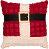 Seasons Crest Pillow Chenille Christmas Santa Suit Pillow 12x12