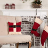 Chenille Christmas Santa Suit Pillow 12x12 - The Village Country Store 