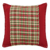 Seasons Crest Pillow Cover Claren Appliqued Pillow 16x16