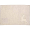 Creme Lace Deer Placemat Set of 6 12x18 - The Village Country Store 