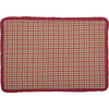 Seasons Crest Placemat Jonathan Plaid Ruffled Placemat Set of 6 12x18