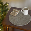 Seasons Crest Tablemat Dyani Silver 13" Tablemat Set of 6