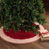 Seasons Crest Tree Skirt Chenille Christmas Tree Skirt 48
