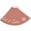 Seasons Crest Tree Skirt Let It Snow Mini Tree Skirt 21