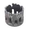 Circle of Elephants Soapstone Sculpture, 3 to 3.5-inch - Dark Stone - The Village Country Store 