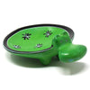 SMOLArt Home Soapstone Hippo Bowl, 5 inch - Green