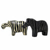 Zebra Soapstone Sculptures, Set of 2 - The Village Country Store