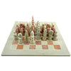 Hand Carved Soapstone Maasai Chess Set - 14" Board - Smolart - The Village Country Store