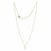 Necklace: 14k Gold Plated Leaf Pendant with Chain - Starfish Project - The Village Country Store