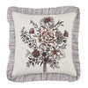 Florette Floral Bouquet Ruffled Pillow 18x18 - The Village Country Store 