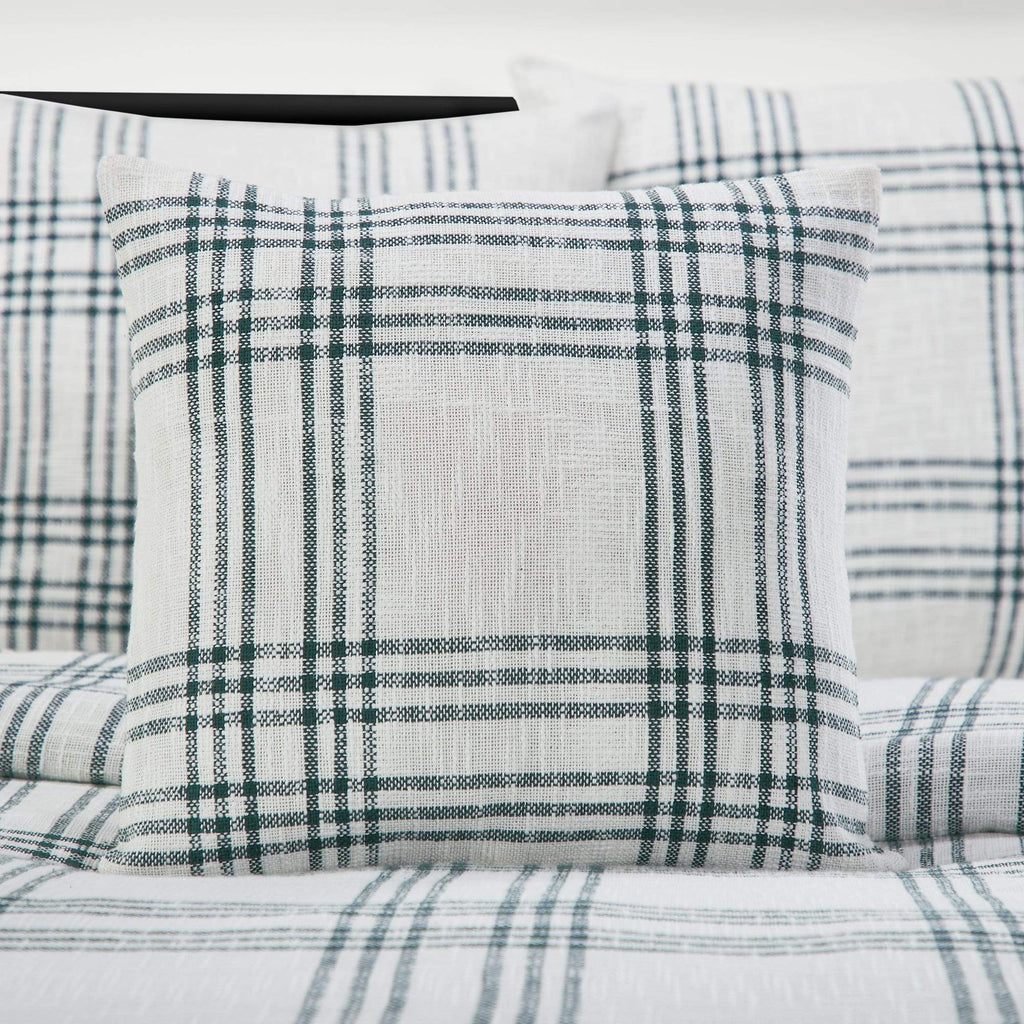 Pine Grove Plaid Fabric Pillow 18x18 - The Village Country Store