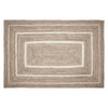 Natural & Creme Jute Rug Rect w/ Pad 48x72 - The Village Country Store