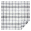 Black Plaid Queen Coverlet 94x94 - The Village Country Store 