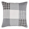 The Village Country Store Euros, Shams, & Pillow Cases Sawyer Mill Black Quilted Euro Sham 26x26