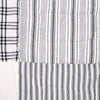 The Village Country Store Euros, Shams, & Pillow Cases Sawyer Mill Black Quilted Euro Sham 26x26