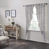 Sawyer Mill Black Plaid Prairie Long Panel Set of 2 84x36x18 - The Village Country Store 
