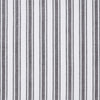 Sawyer Mill Black Ticking Stripe Prairie Short Panel Set of 2 63x36x18 - The Village Country Store 