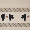 Cider Mill Primitive Pig Shower Curtain 72x72 - The Village Country Store 