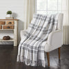 Black Plaid Woven Throw 60x50 - The Village Country Store 