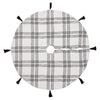 Black Plaid Tree Skirt 55 - The Village Country Store