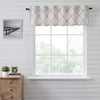Frayed Lattice Oatmeal Valance 16x60 - The Village Country Store 