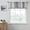 Sawyer Mill Black Patchwork Valance 19x60 - The Village Country Store 